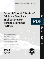 International Monetary Fund IMF Second Round Effects of Oil
