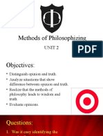2B. Methods of Philosophizing