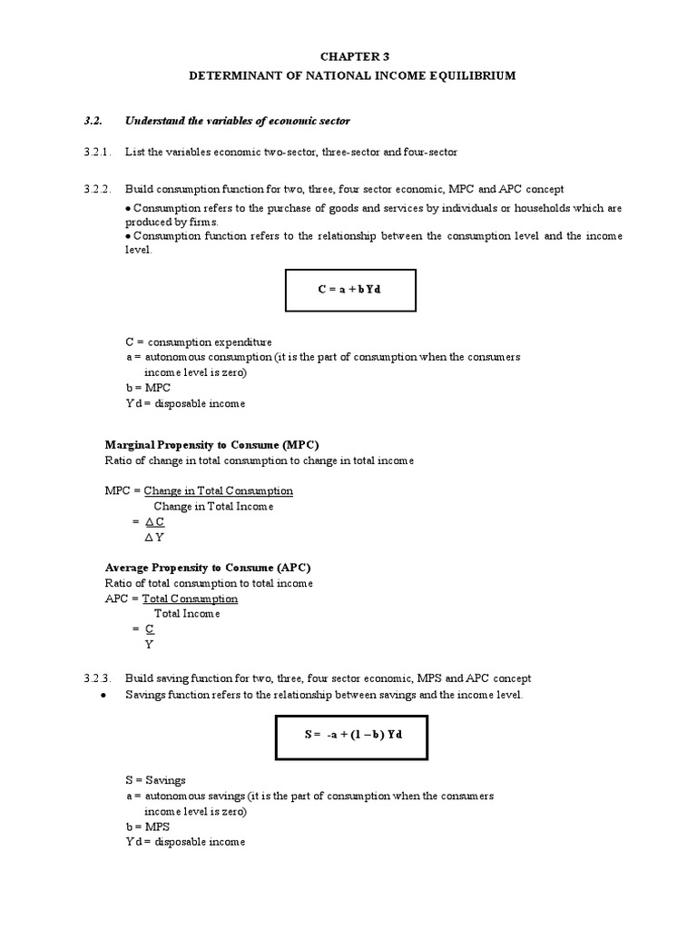 Determining National Equilibrium Using the Aggregate DemandAggregate Supply Approach and