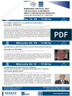 Programa SEMINARIO ENERGIA - NOA Y CENTRO - APUAYE 2021