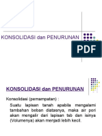 Konsolidasi Dan Penurunan