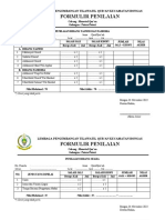 Form Penilaian MTQ