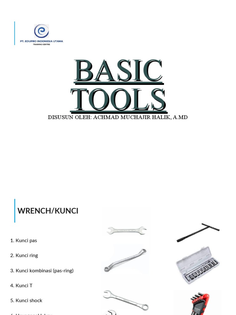 Basic Tools PDF