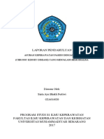 Laporan Pendahuluan: Asuhan Keperawatan Pasien Dengan CKD (Chronic Kidney Disease) Yang Menjalani Hemodialisa