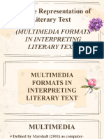 Creative Representation of Literary Texts Using Multimedia Formats