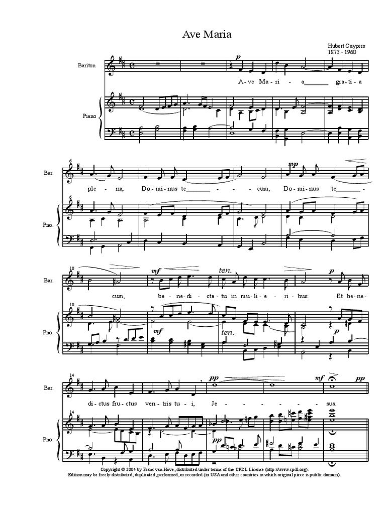 Ave Maria Cuypers PDF