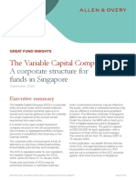 Great Fund Insights The Variable Capital Company A Corporate Structure For Funds in Singapore 181021