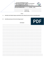 Format Kop Soal SMP