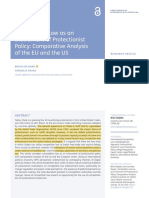 Ikejiaku and Dayao - Competition Law As Instrument of Protectionist Policy - Comparative Analysis of The EU and The US
