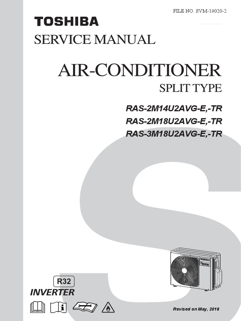 Toshiba R32 Air Conditioner Service Manual | PDF | Air Conditioning ...