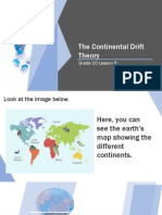 The Continental Drift Theory