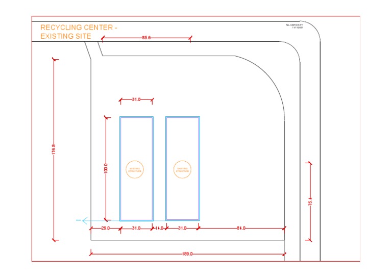 Recycling Center Existing Structure | PDF
