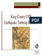 King County OTP Earthquake Tabletop Exercise - 0