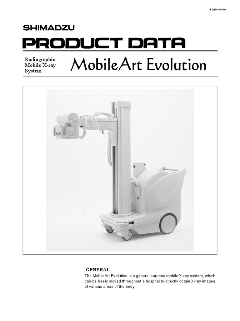 Shimadzu Mobile Art Evolution PDF Vacuum Tube Metrology
