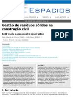Gestão de Resíduos Sólidos Na Construção Civil (Apresentação) Autor Elson Eduardo de Oliveira e João Marcos