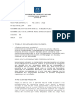 Trabajo de Insolvencia Economica