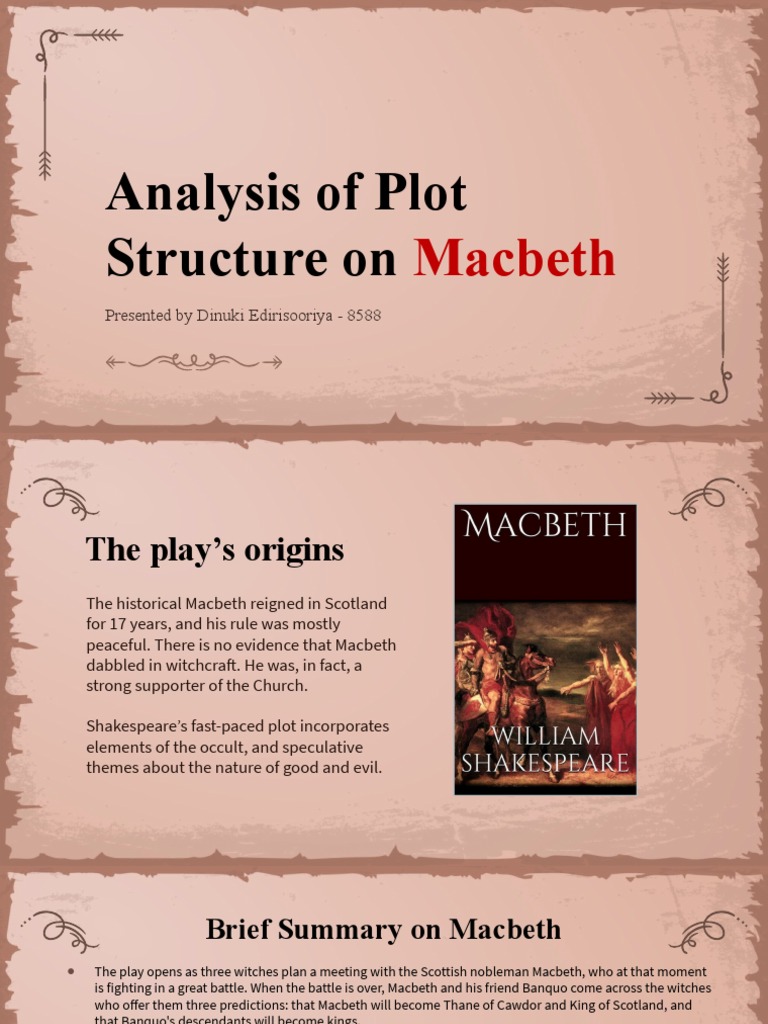 Analysis of plot structure in macbeth pdf macbeth shakespearean