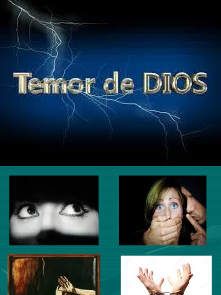 Tema Temor de Dios PDF Pecado Dios