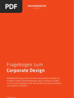 Briefing Fragebogen „Corporate Design“ von der Hamburger Werbeagentur BRANDMEISTER DESIGN