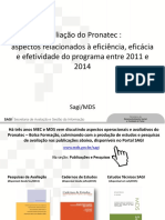 Lancamento Estudos Pronatec Mds