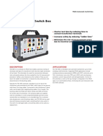 TRAX Automatic Switch Box Reduces Transformer Test Time