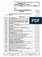 02 - ÍNDICE ARCHIVO 2.0. - Certificados Instrumentos - A4 - P. C.