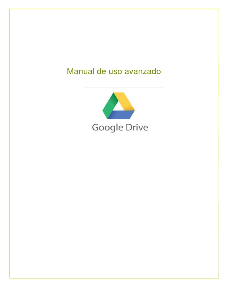 Google Drive - Manual Avanzado Completo | PDF | Hipervínculo | Archivo ...
