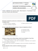 6º ano adaptada - Recuperação Paralela 3º tri