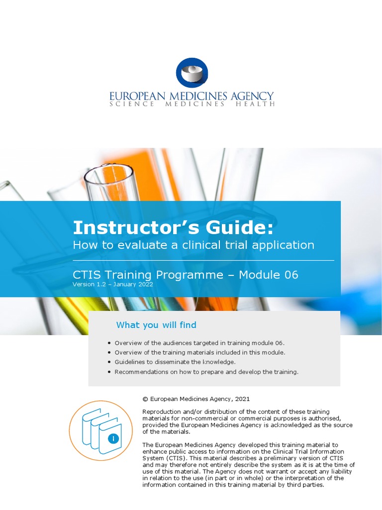 Instructors Guide How Evaluate CT Application Ctis Training Programme