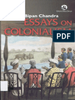 Bipan Chandra Colonila Econ Legacy