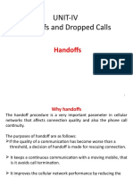 UNIT IV Handoffs