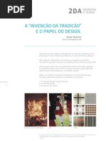2DA _ Cesar Queiroz _ A invenção da tradição e o papel do design