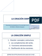 Oración Simple