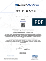 FURUNO ECDIS Type Specific Training Certificate