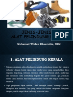 Jenis-Jenis Alat Pelindung Diri (APD)