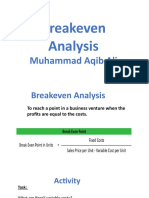 AQIB Break Even Analysis