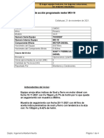 Plan de Accion Programado Motor Mo-10 Soot