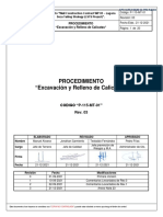 Excavación y Relleno de Calicatas