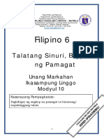 FILIPINO 6 - Q1 - Mod10