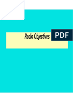 Radio Performance Objectives