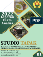 LAPTARA KELOMPOK 1B - Komoditas Sayuran Beku PT Madani Agro Sejahtera 24 Mei 2022