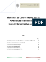 Elementos de Control Interno.