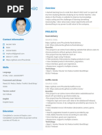 CV Frontend Intern Phuc Dao