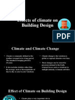 Effects of Climate On Building Design