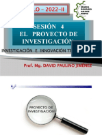 Sesión 4 - El Proyecto de Investigación