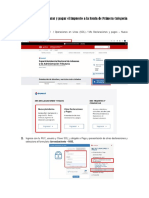 Instructivo para Declarar Impuesto A La Renta de Primera Categoría