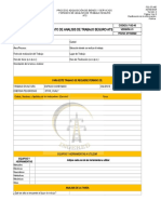 F-sg-43 Formato de Analisis de Trabajo Seguro Ats Ingered Del Caribe Sas