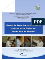 Manual de Laboratorio Clínico Nivel Primario