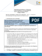 Guía de Actividades y Rúbrica de Evaluación - Unidad 2 - Fase 4 - Evaluación de Metodologías de Aseguramiento de Infraestructuras