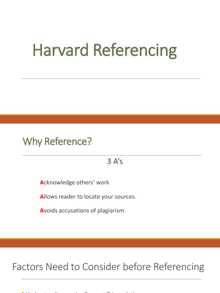 Harvard Reference | PDF